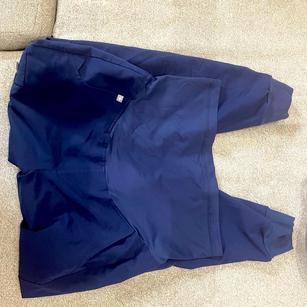 navy figs maternity scrub pants/joggers